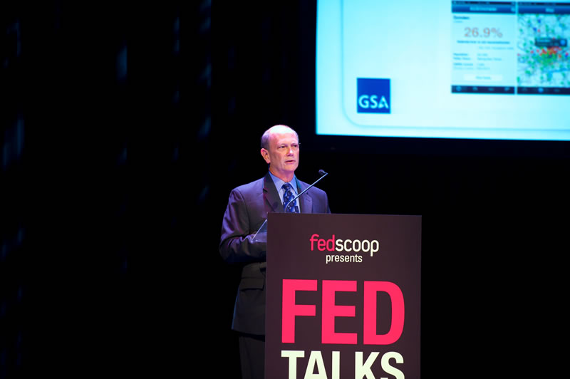 Dr. David McClure, Associate Administrator, Office of Citizen Services and Innovative Technologies, GSA, October 11, 2011, Warner Theatre, Washington, DC (Photo by Dat Nguyen) 2011_10_6236173757_7bdf6640f2_o