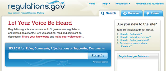 Source: regulations.gov 2012_02_regulations