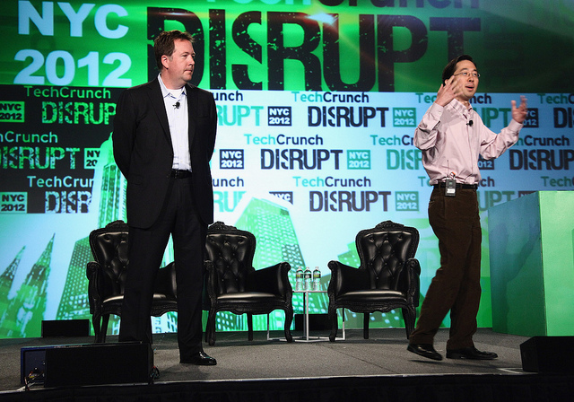 U.S. CIO Steven VanRoekel and CTO Tood Park at TechCrunch Disrupt NYC 2012, May 22, 2012. (Photo: Paul Zimmerman/Getty Images for TechCrunch/AOL) 2012_06_techcrunchdisrupt