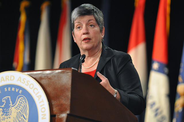 Department of Homeland Security Secretary Janet Napolitano (Photo: U.S. Army/Staff Sgt. Jim Greenhill) 2012_09_janetnapolitano