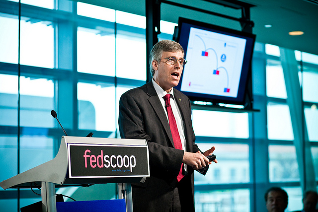 VA Senior Advisor to the Secretary and CTO Dr. Peter Levin at the Red Hat Government Symposium, November 16, Newseum, Washington, D.C. 2011_11_peterlevin